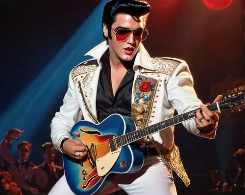 elvis impersonator,elvis,elvis presley,rockstar,rockabilly,las vegas entertainer,rockabilly style,solo entertainer,epiphone,the king of pop,pompadour,the guitar,concert guitar,prince,the suit,rock 'n' roll,60's icon,jonas brother,entertainer,electric guitar,Conceptual Art,Fantasy,Fantasy 27