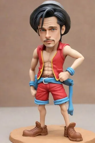 3d figure,game figure,pubg mascot,luffy,actionfigure,figurine,Digital Art,Clay