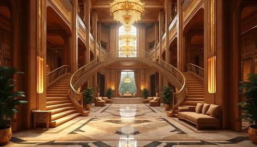 hallway,cochere,corridors,hotel lobby,hall of the fallen,art deco background,corridor,hallway space,lobby,the threshold of the house,art deco,interiors,ornate room,marble palace,theed,entrance hall,ballroom,staircase,enfilade,intercontinental,Photography,General,Realistic