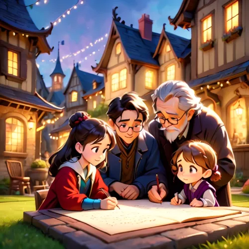 baudelaires,wizarding,studio ghibli,hogwarts,detective conan,familiars,kids illustration,triwizard,tutoring,magical adventure,violet family,maplecroft,coloring,pottermania,storybook,treasure hunt,harry potter,ghibli,azkaban,fairy tale