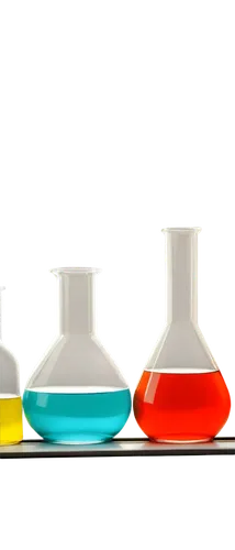 Laboratory equipment, beakers, test tubes, flasks, chemicals, colorful liquids, glassware, metal frames, shelves, transparent background, soft lighting, shallow depth of field, warm color tone, cinema