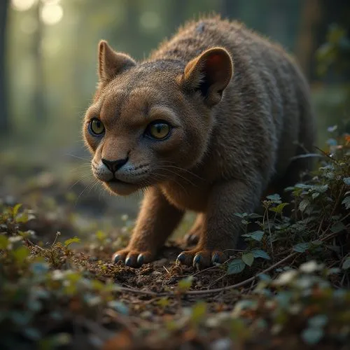 jaguarundi,cub,great puma,mountain lion,fossa,caracal,Photography,General,Realistic