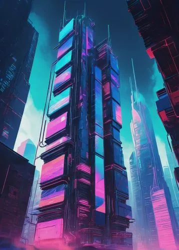 cybercity,cyberpunk,cybertown,cyberworld,neuromancer,futuristic landscape,skyscraper,cyberia,cityscape,metropolis,mainframes,cyberport,futuristic,ctbuh,synth,arcology,scifi,high rises,sedensky,highrises,Conceptual Art,Daily,Daily 21