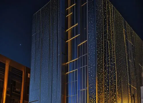 glass facade,cladding,glass facades,facade panels,glass building,metal cladding,escala,benaroya,rotana,enernoc,the energy tower,aurora building,renaissance tower,willis building,vdara,at night,water wall,office building,night view,hyatte,Conceptual Art,Daily,Daily 15