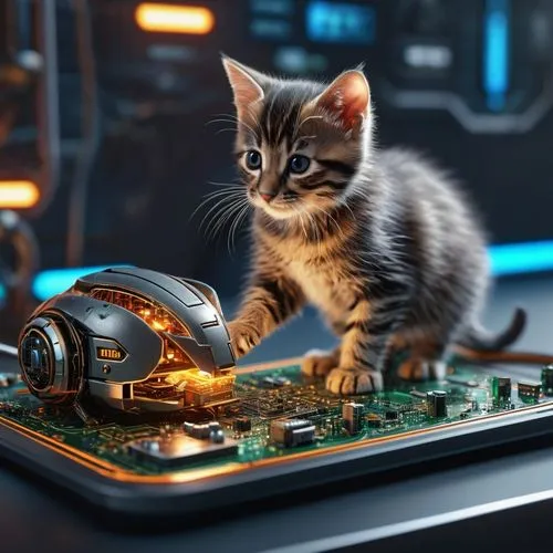 computer mouse,gatab,cat and mouse,gigabyte,mother board,kittani,Photography,General,Sci-Fi