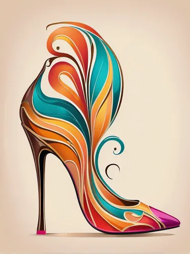 high heeled shoe,stiletto-heeled shoe,high heel shoes,woman shoes,women's shoe,shoes icon,women shoes,ladies shoes,women's shoes,heel shoe,heeled shoes,high heel,fashion vector,dancing shoes,stack-heel shoe,cinderella shoe,court shoe,bridal shoe,flapper shoes,dancing shoe,Illustration,Retro,Retro 08