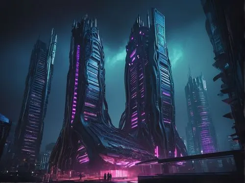 futuristic landscape,cybercity,futuristic architecture,cyberport,arcology,cybertown,futuristic,cyberia,cyberpunk,areopolis,dystopian,cyberworld,vanu,sulaco,metropolis,lair,ordos,skylstad,scifi,monoliths,Illustration,Realistic Fantasy,Realistic Fantasy 47