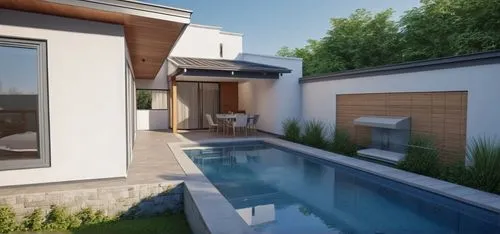 landscape design sydney,3d rendering,landscape designers sydney,garden design sydney,pool house,modern house,Photography,General,Realistic