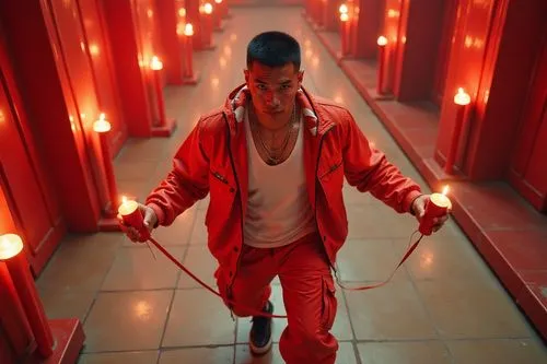 zeqiri,inmate,stromae,lolly,red lantern,money heist,Illustration,Abstract Fantasy,Abstract Fantasy 01