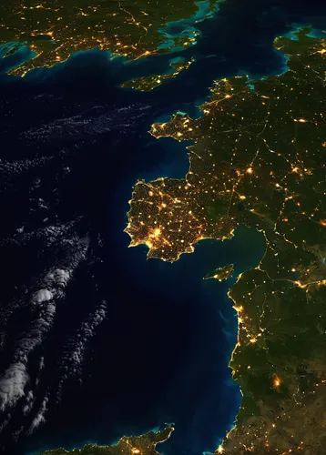 Earth From Space 28 High Resolution Wallpaper 1600x1200,northern europe,normandie region,balcon de europa,english channel,grand bleu de gascogne,the netherlands,the north sea,europe,french digital bac