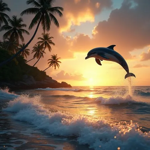 dolphin background,a flying dolphin in air,wyland,dolphin swimming,dusky dolphin,dolphin coast,Photography,General,Realistic