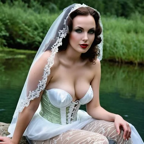 bridal dress,maureen o'hara - female,bridal,veruschka,wedding dress,blonde in wedding dress,Photography,General,Realistic