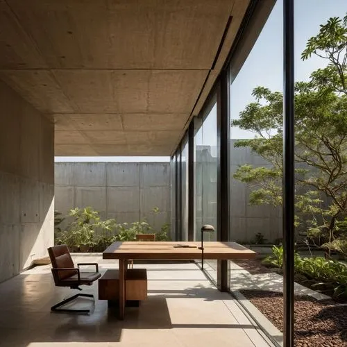 dunes house,exposed concrete,archidaily,japanese architecture,concrete slabs,corten steel,concrete ceiling,concrete construction,mid century house,japanese zen garden,daylighting,ryokan,timber house,concrete,zen garden,modern architecture,mid century modern,cubic house,window covering,concrete blocks