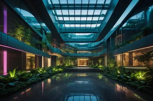 atriums,wintergarden,atrium,damac,intercontinental,tropical house,sofitel,futuristic architecture,amanresorts,singapore,luxury hotel,andaz,sathorn,biopolis,tropical jungle,winter garden,hotel w barcelona,hotel lobby,starwood,pan pacific hotel,Illustration,Abstract Fantasy,Abstract Fantasy 04