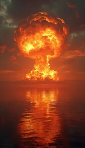 mushroom cloud,krakatoa,krakatau,volcanic eruption,eruption,thermonuclear,Photography,General,Realistic