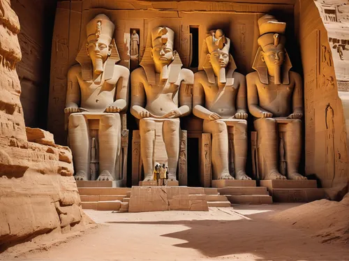 Capture the essence of Abu Simbel's historical magnificence through remarkable images.,abu simbel,ramses ii,egypt,ancient egypt,egyptology,pharaohs,ramses,pharaonic,ancient egyptian,edfu,sand sculptur