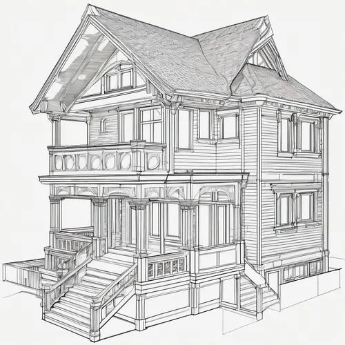 houses clipart,house drawing,sketchup,rowhouses,half timbered,rowhouse,mansard,revit,subdividing,half-timbered house,passivhaus,wooden houses,wooden house,victorian house,half-timbered houses,house shape,two story house,dormers,homebuilding,elevations,Illustration,Japanese style,Japanese Style 14