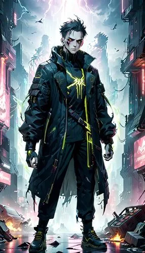 dodge warlock,undead warlock,cyberpunk,magus,vax figure,electro,gear shaper,yukio,male character,cg artwork,avenger hulk hero,sci fiction illustration,magistrate,halloween frankenstein,game illustration,frankenstein,cyborg,xing yi quan,x-men,concept art,Anime,Anime,General