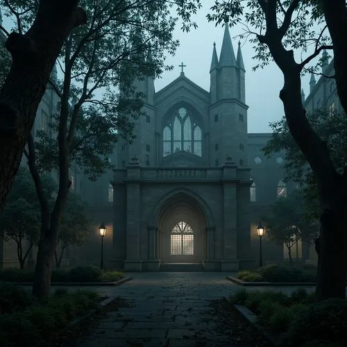 haunted cathedral,gothic church,cathedral,briarcliff,haddonfield,dark park,forest chapel,black church,ravenswood,crypts,orphanage,the black church,ravenloft,houston methodist,eerie,arkham,altgeld,the haunted house,ghost castle,witch's house