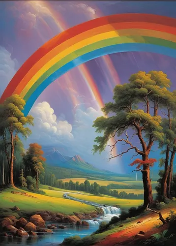 rainbow background,rainbow bridge,rainbow,rainbow colors,rainbow pencil background,raimbow,colors rainbow,pot of gold background,double rainbow,rainbow butterflies,unicorn and rainbow,rainbow pattern,rainbow and stars,rainbow world map,rainbow tags,rainbow clouds,rainbow unicorn,rainbow color palette,rainbow flag,roygbiv colors,Conceptual Art,Oil color,Oil Color 24