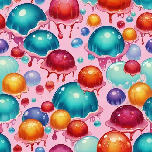 seamless jelly ground texture,an artistic image of many colored balls and bubbles,christmas balls background,watercolor christmas background,water balloons,bath balls,soap bubbles,water balloon,Illust