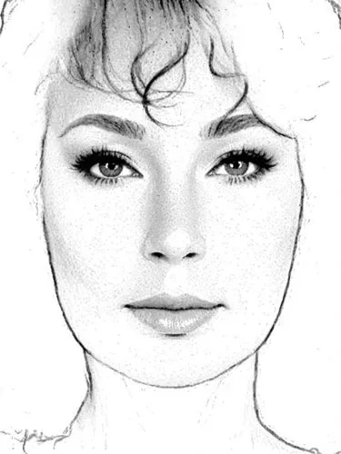 a pencil drawing of a girl with short hair,audrey hepburn,hepburn,drawing mannequin,fonteyn,googoosh,joan collins-hollywood,Design Sketch,Design Sketch,Black and white Comic