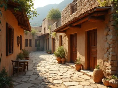 potes,mountain village,old village,narrow street,medieval street,provencal,alpine village,village street,old linden alley,greece,soller,vallat,peloponnese,cottages,traditional village,the cobbled streets,crete,mountain settlement,kalkan,adobes,Photography,General,Realistic