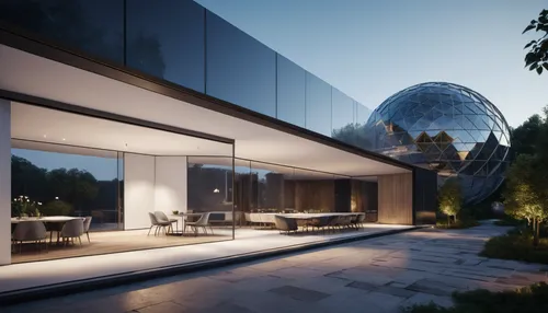 futuristic architecture,modern house,modern architecture,3d rendering,glass facade,landscape design sydney,cubic house,landscape designers sydney,glass facades,smart home,luxury property,roof landscape,glass wall,modern style,jewelry（architecture）,sky space concept,garden design sydney,interior modern design,roof terrace,roof domes,Photography,General,Natural