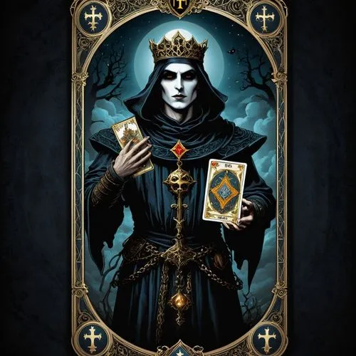 hecate,tarot cards,tarot,priestess,gothic portrait,seven sorrows,hierarch,estess,hierophant,herennius,sorceresses,prioress,mediatrix,canoness,occultist,archpriest,lenormand,reliquary,rosicrucians,grimoire,Illustration,Realistic Fantasy,Realistic Fantasy 46