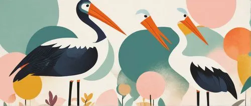 flower and bird illustration,tropical birds,flamingoes,flamingo pattern,storks,small wading birds,jacanas,herons,colorful birds,bird illustration,flamingos,eastern crowned crane,shorebirds,water birds,waterbirds,sea birds,garden birds,spoonbills,bird painting,wild birds,Illustration,Vector,Vector 08