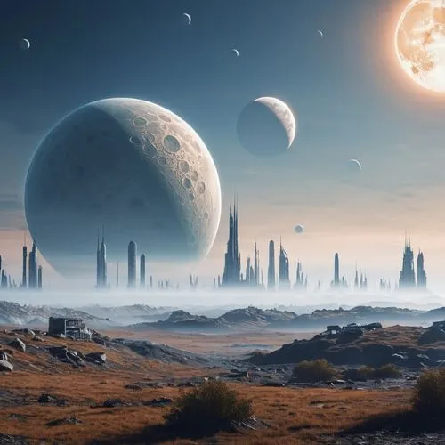 alien planet,desert planet,alien world,lunar landscape,extrasolar,futuristic landscape,Photography,General,Realistic