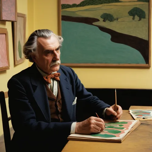 count of faber castell,sculptor ed elliott,cary grant,casement,gufufoss,george paris,charles cháplin,italian painter,ervin hervé-lóránth,braque francais,hobbiton,fernano alonso,uomo vitruviano,artist portrait,meticulous painting,painting,jrr tolkien,braque d'auvergne,alejandro vergara blanco,lev lagorio,Art,Artistic Painting,Artistic Painting 09