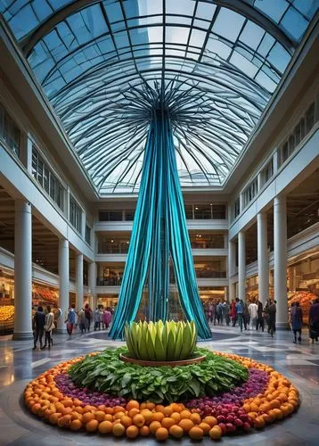 wintergarden,galleria,titanum,floor fountain,winter garden,chihuly,atrium,the dubai mall entrance,chrysanthemum exhibition,cochere,atriums,pineapple basket,tropicana,flower art,phipps,flower ball,colorful tree of life,koons,easter palm,flower clock,Conceptual Art,Daily,Daily 18