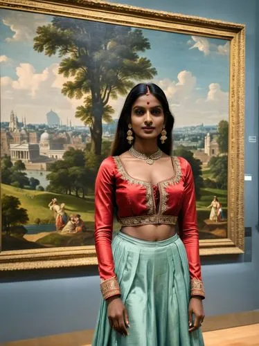 monalisa,mona lisa,indian woman,vmfa,vidya,indian bride,Photography,General,Realistic