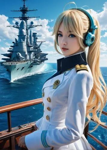 atago,warspite,naval,cruiser aurora,scharnhorst,tirpitz,marineau,bismarck,kantai collection sailor,uss alabama,admiral,yamato,navka,azzurra,at sea,delta sailor,illustrious,kronprinz,hms,kriegstein,Conceptual Art,Fantasy,Fantasy 12