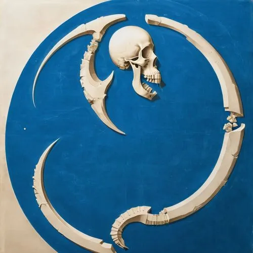 duenas,yinyang,skull sculpture,ouroboros,animal skull,gillmor,Unique,Design,Blueprint