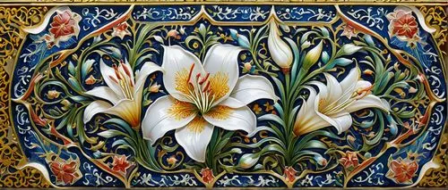 floral ornament,maiolica,azulejos,ceramic tile,spanish tile,floral rangoli,Art,Classical Oil Painting,Classical Oil Painting 13