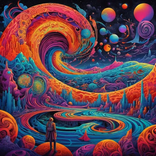 psychedelic art,colorful spiral,psychedelic,vortex,coral swirl,dimensional,currents,trip computer,swirls,swirling,lsd,astral traveler,flow of time,acid lake,space art,universe,colorful background,acid,the universe,tapestry,Illustration,Realistic Fantasy,Realistic Fantasy 39