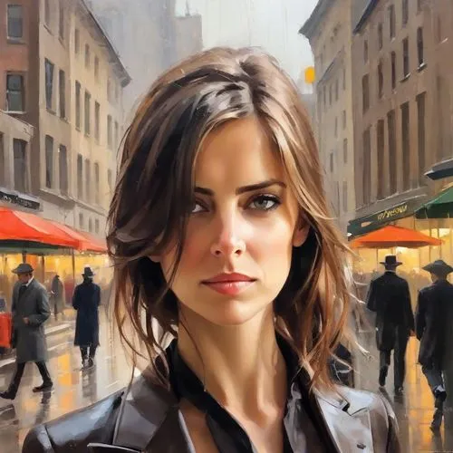 world digital painting,city ​​portrait,italian painter,oil painting,woman at cafe,oil painting on canvas,photo painting,romantic portrait,art painting,girl portrait,painting technique,digital painting,woman portrait,woman thinking,portrait background,artist portrait,street artist,woman walking,young woman,girl in a long,Digital Art,Impressionism