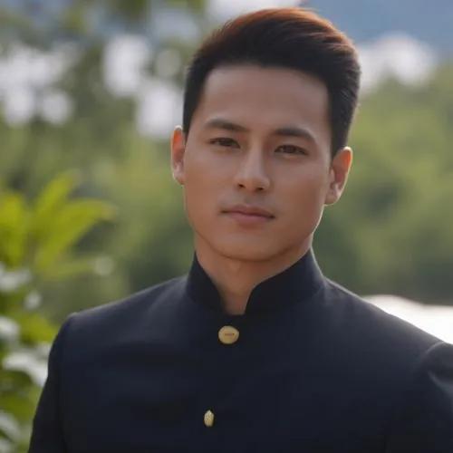 a asian man in a suit is standing,pongcharoen,wattanayakorn,pakorn,narongchai,kwanchai,sirimongkol,churachandpur,fahmi,kaew chao chom,aryanto,bhutanese,chhetri,subansiri,khandu,thanakorn,saenchai,bhut