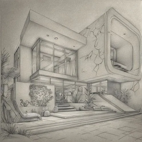 house drawing,cubic house,cube house,pencil and paper,dunes house,modern house,inverted cottage,graphite,archidaily,frame house,mid century house,architect plan,pencil drawings,garden elevation,archit