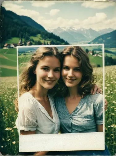 gstaad,schwester,retro frame,everwood,photo frame,beautiful photo girls,Photography,Documentary Photography,Documentary Photography 03