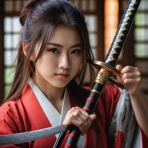 beautiful girls with katana,katana,eskrima,swordswoman,samurai fighter,samurai sword,mulan,japanese martial arts,taekkyeon,korean culture,samurai,kenjutsu,dobok,hanbok,female warrior,japanese woman,oriental girl,martial arts uniform,oriental princess,hijiki,Photography,General,Natural