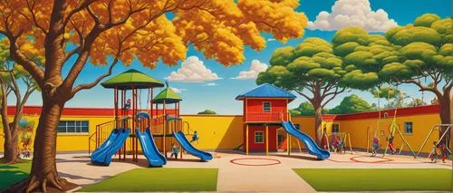 children's playhouse,children's playground,playhouses,schoolyard,bluemner,schoolyards,playgrounds,prekindergarten,lachapelle,mcnay,zamperla,feitelson,westonzoyland,vandenbroucke,benton,elementary school,mostovoy,kindergarten,herman park,toontown,Art,Classical Oil Painting,Classical Oil Painting 28