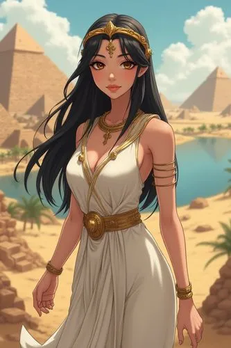 nefertari,ancient egyptian girl,wadjet,neferhotep,ishtar,asherah