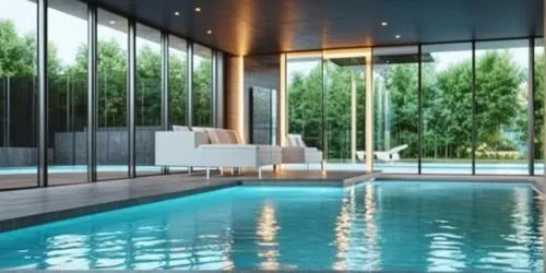 pool house,landscape design sydney,landscape designers sydney,swimming pool,infinity swimming pool,glass wall,Photography,General,Realistic