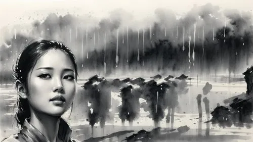 young beauty female in the rain,jianfeng,sonatine,heavy rain,silver rain,rainswept,in the rain,rainfall,jifeng,wuxia,ashina,yimou,rain,korean drama,rongfeng,jianying,monsun,xuebing,qinghe,rain of fire