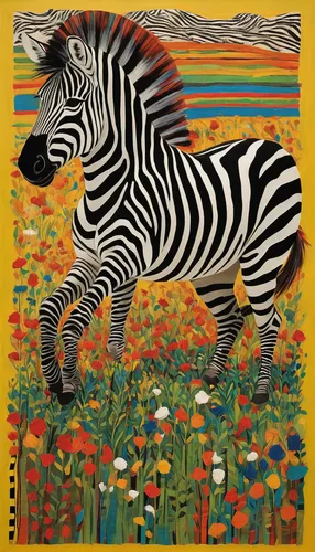 Create a whimsical poem describing the vibrant stripes of a zebra galloping through a field.,zebra rosa,zebra,whimsical animals,zebras,flower animal,quagga,diamond zebra,animalia,safari,serengeti,zebr