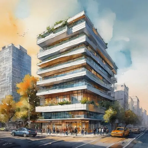 gronkjaer,nanterre,levent,edificio,zorlu,tishman,multistoreyed,escala,bjarke,europan,appartment building,mvrdv,sedensky,colombes,vinoly,renderings,courbevoie,inmobiliaria,arkitekter,residencial,Illustration,Paper based,Paper Based 04