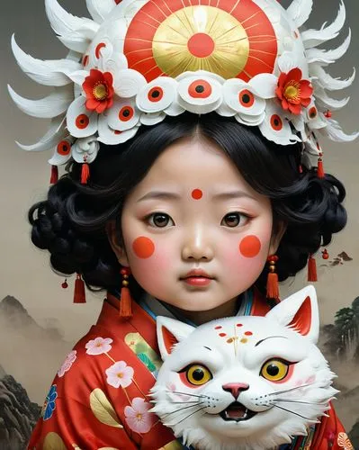 miao,oriental,oriental girl,sichuanese,wenhao,puxi,wenzhao,japanese art,geisha girl,oriental painting,oriental princess,jianxing,sizhao,yanzhao,arhats,yunnan,mongolian girl,oiran,geisha,yunhuan,Unique,Paper Cuts,Paper Cuts 01